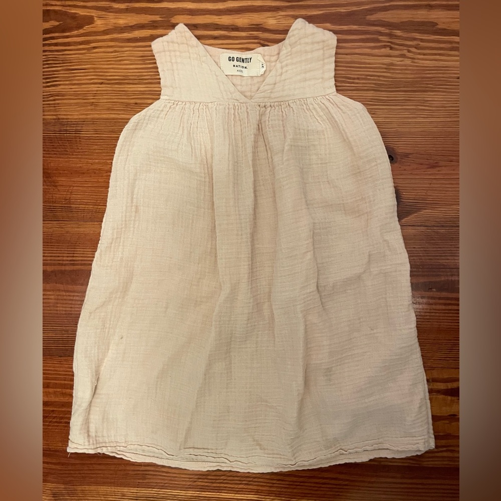 Go Gently Nation soft pink girls dress 3T
